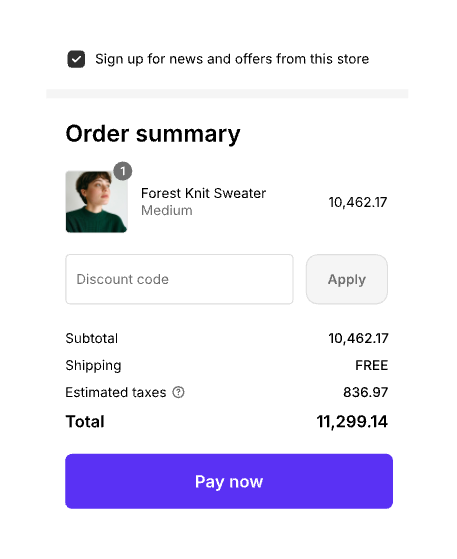 Checkout